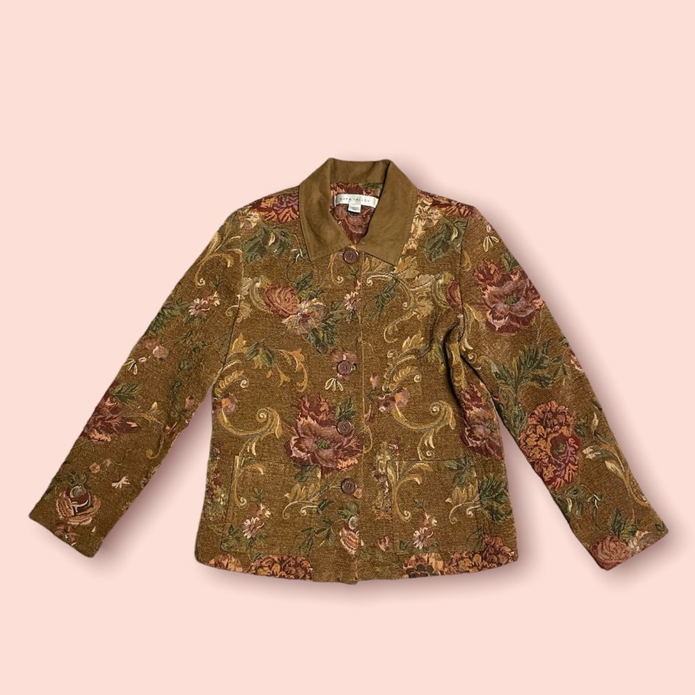 Vintage Women’s Tapestry Blazer by Napa Valley
